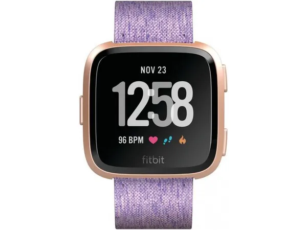 Fitbit versa special edition smartwatch deals lavender woven