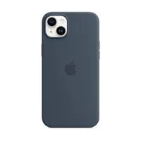 iphone 14 pro silicone case storm blue