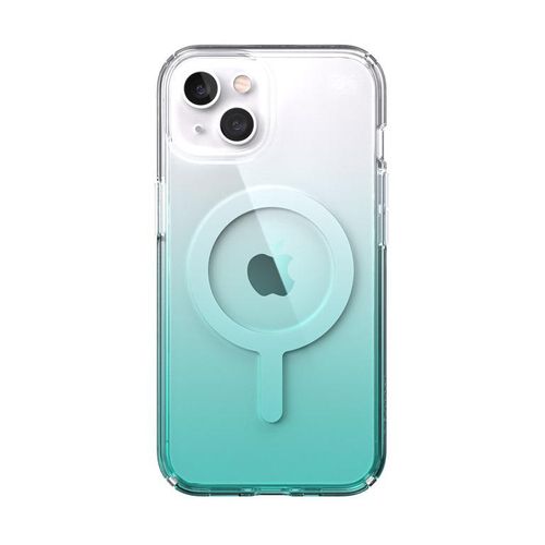 SPECK Etui Presidio Perfect-Clear + Ombre + MagSafe do iPhone 13 z powłoką MICROBAN (Clear/Fantasy Teal Fade)-Zdjęcie-0