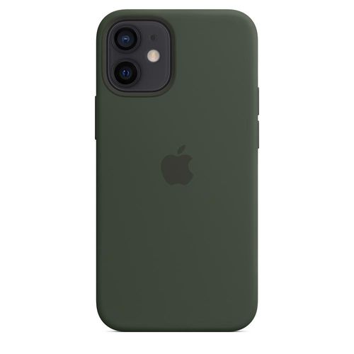APPLE Etui do iPhone 12 mini Silicone Case with MagSafe - Cypress Green-Zdjęcie-0