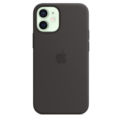 APPLE Etui do iPhone 12 mini Silicone Case with MagSafe - Black-Zdjęcie-0