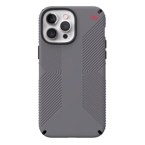 SPECK Etui Presidio2 Grip do iPhone 13 Pro Max z powłoką MICROBAN (Graphite Grey/Black)-Zdjęcie-0