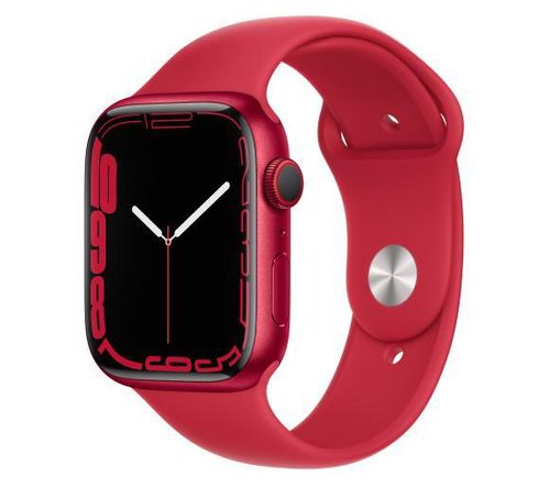 APPLE Watch Series 7 GPS + Cellular, 45mm (PRODUCT)RED Aluminium Case with (PRODUCT)RED Sport Band - Regular-Zdjęcie-0
